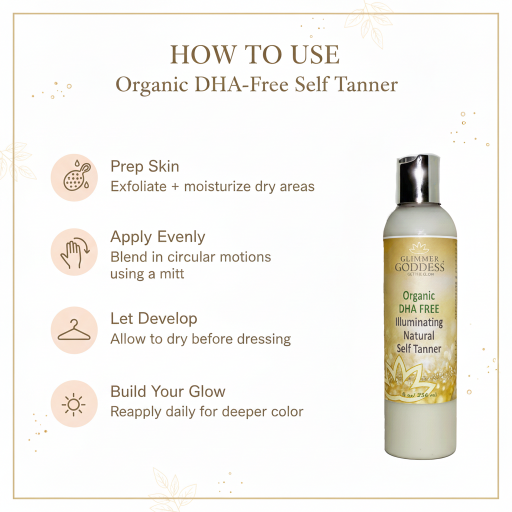 DHA‑Free Self Tanner for Sensitive Skin – Glow