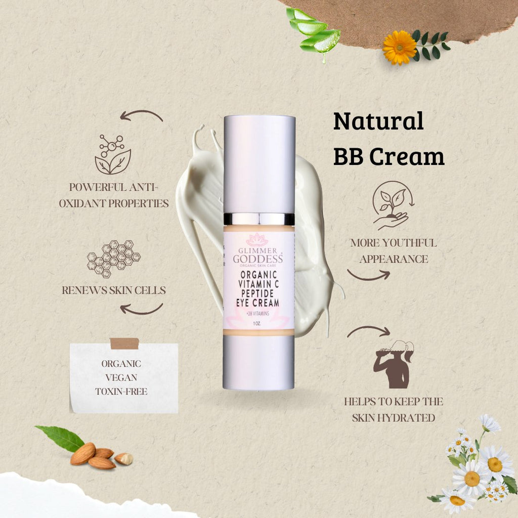 Organic Vitamin C Eye Serum – Peptide Treatment for Dark Circles